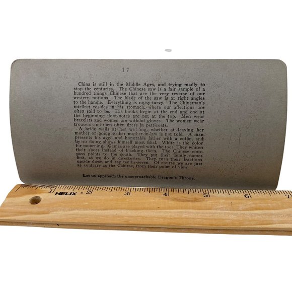 Antique 1903 Stereoview Photo Card Chinese Sawmill Peking China Keystone - Picture 7 of 8